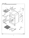 OVEN Diagram and Parts List for MER6765BAB  Maytag Range