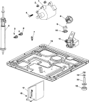 BASE AND MOTOR Diagram and Parts List for NAH6800AWW  Amana Washer