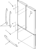 HANDLES Diagram and Parts List for G32027WEKB  Maytag Refrigerator