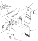 FREEZER COMPARTMENT Diagram and Parts List for GC2223GEKB  Maytag Refrigerator