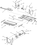 COMPRESSOR / COND MOTOR / REAR ROLLERS Diagram and Parts List for JSD2695KGB  Jenn-Air Refrigerator
