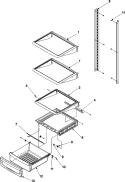 Part Location Diagram of 67004305 Whirlpool SEAL- CRIS