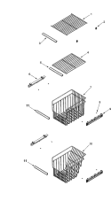 Part Location Diagram of 12790003 Whirlpool RAIL