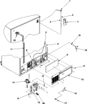 CABINET BACK Diagram and Parts List for ACD2234KRS  Amana Refrigerator