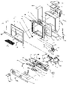 Ice And Water Cavity Diagram and Parts List for SZDE27N-P1162202W  Amana Refrigerator