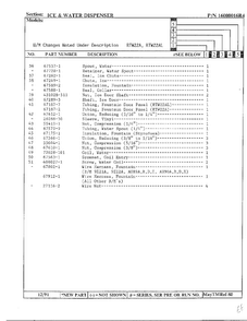 Ice And Water Dispenser Page 3 Diagram and Parts List for 22752  Maytag Refrigerator