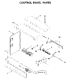Control panel parts Diagram and Parts List for MMW9730FZ06  Maytag Microwave