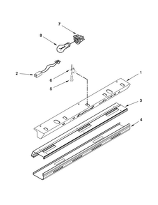 Control Panel Parts Diagram and Parts List for JS48NXFXDW04  Jenn-Air Refrigerator