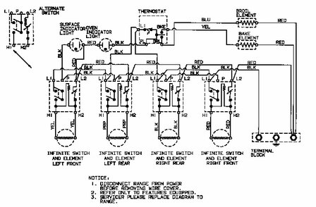 Wiring Information Diagram and Parts List for S3500PPW-D  Maytag Range