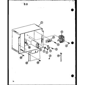 Control Box Diagram and Parts List for RCF30U01A P68446-2C Amana Air Conditioner