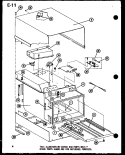 Page 1 Diagram and Parts List for RC7A-D P7265105M Amana Microwave