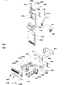 Control Assy Diagram and Parts List for SM22TBW-P1190212WW  Amana Refrigerator