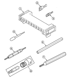 Tools Diagram and Parts List for SSE907WF1500  Speed Queen Dryer