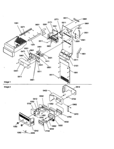 Icemaker/control Assy Diagram and Parts List for SGD26VW-P1315208WW  Amana Refrigerator