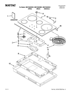 Part Location Diagram of W10274254 Whirlpool USE & CARE GUIDE