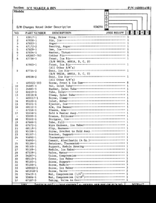 Ice Maker And Bin Page 2 Diagram and Parts List for 24712  Maytag Refrigerator