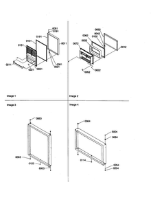 Door Assembly Diagram and Parts List for TX19V2E-P1306303WE  Amana Refrigerator
