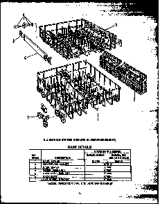 Part Location Diagram of 808414 Maytag LOWER RACK