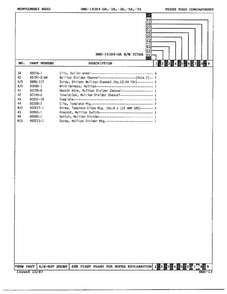 Fresh Food Compartment Page 3 Diagram and Parts List for 19384A  Admiral Refrigerator