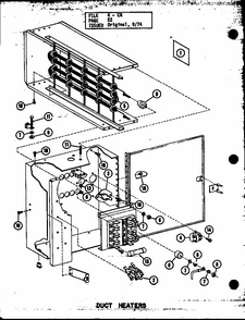 Section 7 Diagram and Parts List for D55338-15 P55338-15C Amana Air Conditioner