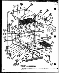Interior Accessories (tr18j/p7739004w) (tc18j/p7739005w) Diagram and Parts List for TM20J-P7739008W  Amana Refrigerator
