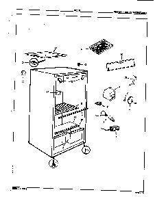 Fresh Food Compartment Diagram and Parts List for RC5H E7S01 Maytag Refrigerator