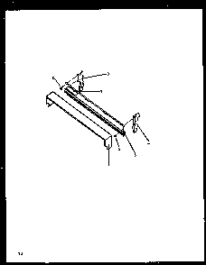 Backguard Diagram and Parts List for EBE22AA-P1142413NL  Caloric Range