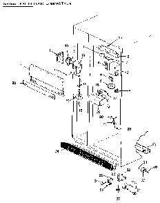 Refrigerator Liner Diagram and Parts List for JRSD246B MCQ82A Jenn-Air Refrigerator