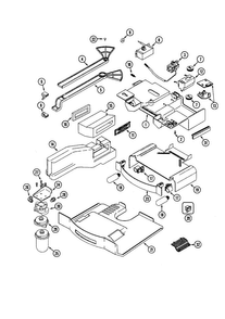 Controls Diagram and Parts List for JCD2289AER  Jenn-Air Refrigerator