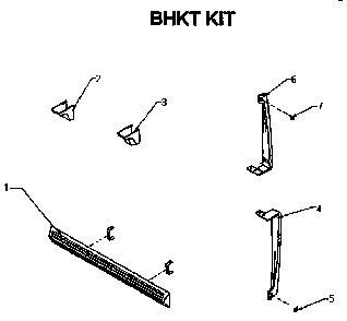 Accessory Kit Parts Diagram and Parts List for TS18R2-P1158411W  Amana Refrigerator