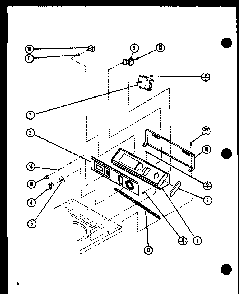 Section 4 Diagram and Parts List for LWD353 P1110508W W Amana Washer