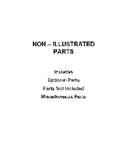 Optional parts (not included) Diagram and Parts List for MGD8230HC0  Maytag Dryer