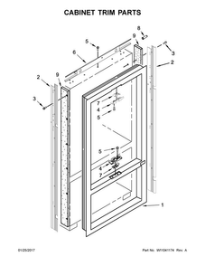 Part Location Diagram of W11623180 Whirlpool SWITCH