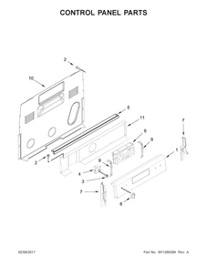 Part Location Diagram of W11092069 Whirlpool PANL-CNTRL