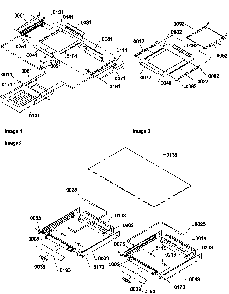 Shelving Assemblies Diagram and Parts List for HT600W-P1319401WW  Amana Refrigerator