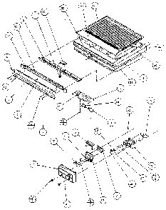 Comparment Separator/divider Block Diagram and Parts List for 85378-P1117202W  Amana Refrigerator