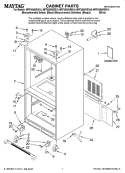 Part Location Diagram of W10175446 Whirlpool Use & Care Guide
