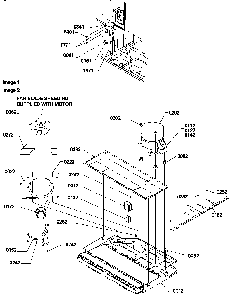 Machine Compartment Diagram and Parts List for TM17TBW-P1305901WW  Amana Refrigerator
