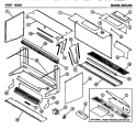 Part Location Diagram of M20D245 Whirlpool EXH BAFFLE COVER KIT
