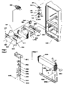 Evaporator And Freezer Control Diagram and Parts List for 67272-P1311001WW  Amana Refrigerator