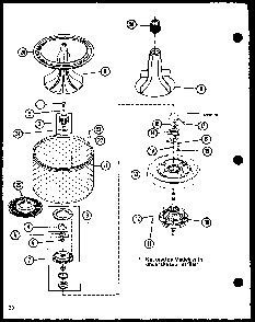 Section 9 Diagram and Parts List for LW2502L P1118409WL Amana Washer