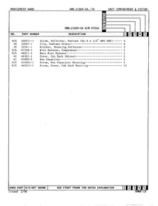 Unit Compartment And System Page 3 Diagram and Parts List for 21804A  Admiral Refrigerator