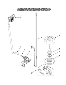 Fill And Overfill Parts Diagram and Parts List for MDB7851AWQ0  Maytag Dishwasher