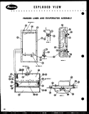 FZ LINER AND EVAP ASSY Diagram and Parts List for FPR98LD  Amana Refrigerator