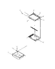 Deli Drawers Diagram and Parts List for SXD22S2E-P1190416WE  Amana Refrigerator