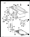 Page 1 Diagram and Parts List for RS-7A P7558905M Amana Microwave