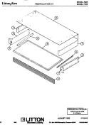 Page 1 Diagram and Parts List for 7196  Amana Microwave