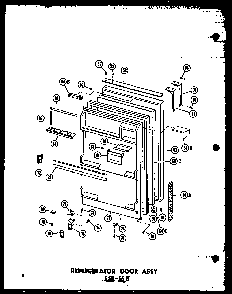 Section 7 Diagram and Parts List for ESRF-16W-C-P60303-23WC  Amana Refrigerator