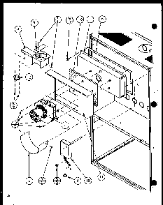 Section 10 Diagram and Parts List for GHI115A50C P6983116F Amana Heater