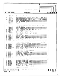 Fresh Food Compartment Page 2 Diagram and Parts List for 21694A  Admiral Refrigerator